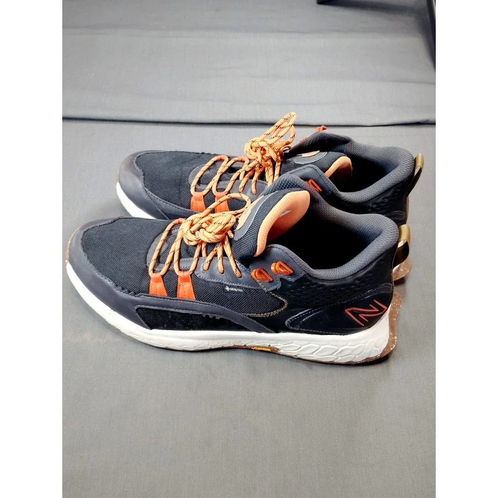 New Balance Fresh Foam X Hierro Mid Gore‑Tex Black Orange Trail‎ Shoes Men 12